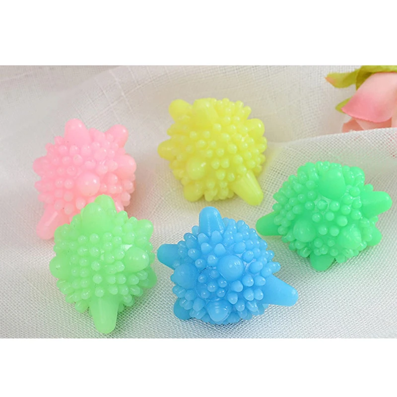 10pcs/lot Magic Laundry Ball For Household Cleaning Washing Machine Clothes Softener Starfish Shape Solid Cleaning Balls 5cm