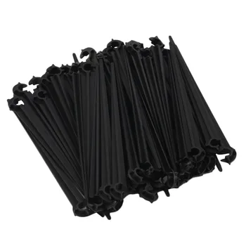 

50Pcs/lot 11cm Durable Plastic Hook Fixed Stems Support Holder for 4/7 Drip Irrigation System Garden Supply Water Hose Tubing