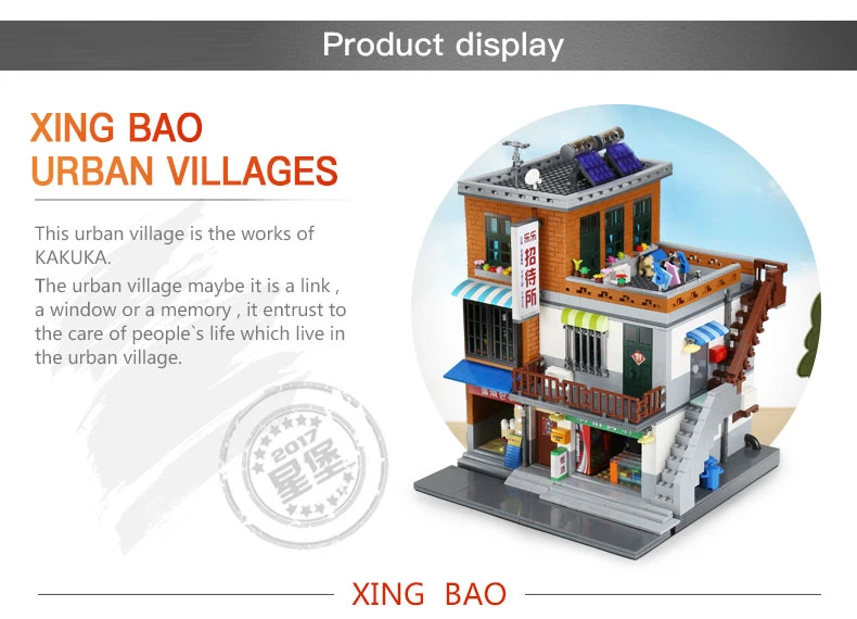 DHL 01013, китайские строительные игрушки MOC, городской набор для строительства деревни, строительные блоки, кирпичи, Развивающие детские игрушки, модель, новые подарки