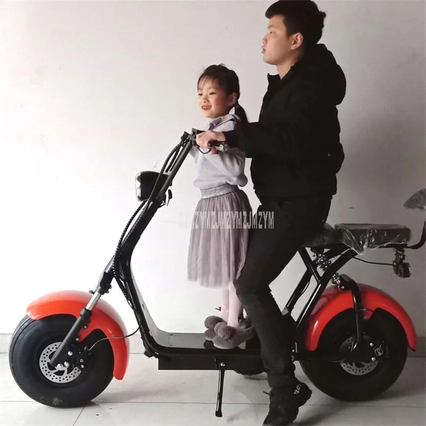 50-60 км электромобиль передний и задний амортизация двойной человек сиденье Электрический велосипед для взрослых мотоцикл Скутер
