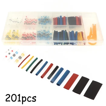 

Suitable For Cars Terminals&Heat Shrink Tube Set Vans Motor Homes Tin Ring