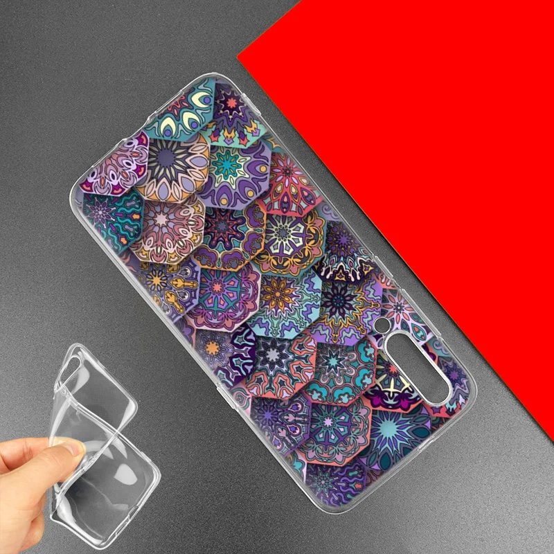 Чехол с цветами и мандалой для Xiaomi Redmi Note 8T 8 7 9S K20 K30 Pro 7A Mi CC9 10 9T 9 A3 Lite F2 X2 чехол