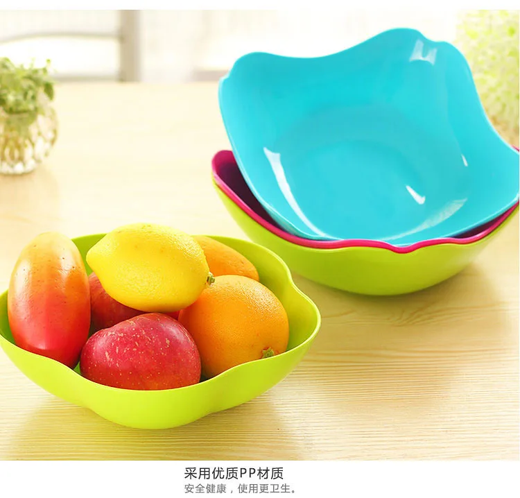 Xin Friends Meaning Fruit Plate Plastic Living Room European Style Sunflower Seed And Fruit Bowl Snacks Fruit Box Household Frui