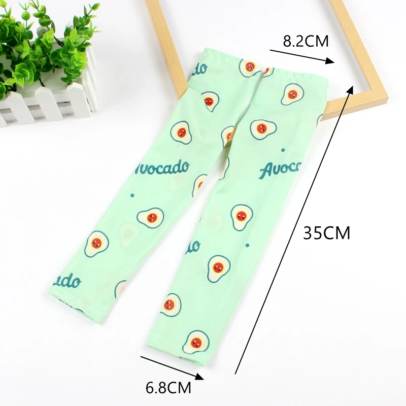 Children Arm Sleeves for Kids Cartoon Anti UV Sleeve Sunscreen Ice Sleeves Summer Girls Outdoor Sport Oversleeves Soft 3-12T