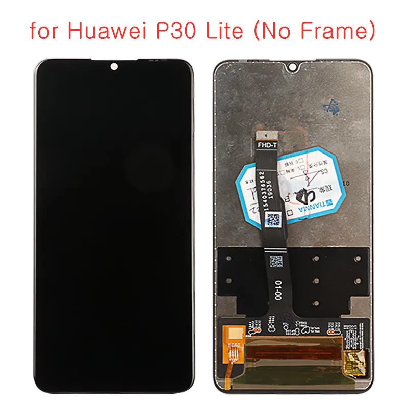 ЖК-экран для huawei P30 Lite ЖК-дисплей с рамкой дигитайзер дисплей для huawei P30 Lite сенсорный дисплей ЖК-MAR-LX1 L21 AL01