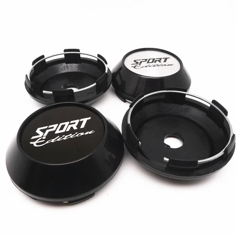 4pcs 68mm Wheel Center Caps Hub Cover Sport Edition Emblem Badge Car