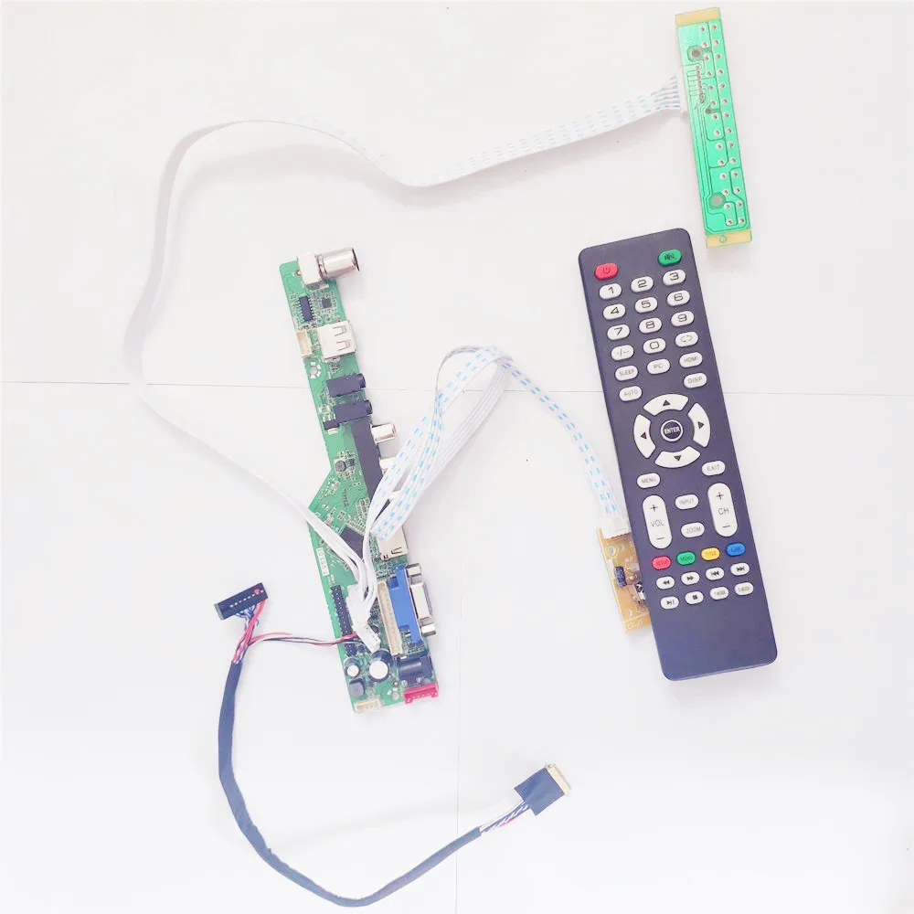 Для CLAA101NB01/A 1024*600 LVDS 40 контактов WLED VGA + HDMI AV USB RF T.V56 экран контроллера привода 10 1
