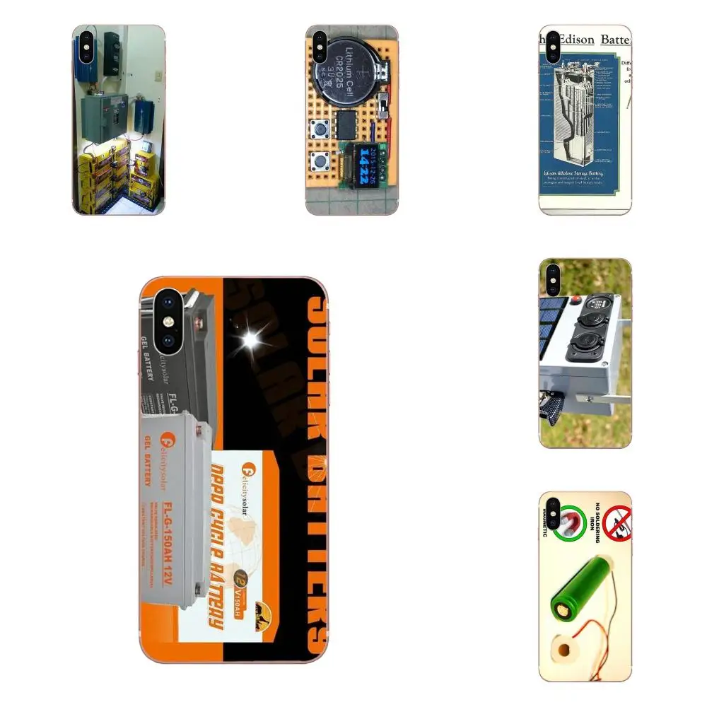 Novelty Battery Soft TPU Fashion Case Cover For Huawei P7 P8 P9 P10 P20 P30 Lite Mini Plus Pro Y9 Prime P Smart Z 2018 2019 | Мобильные