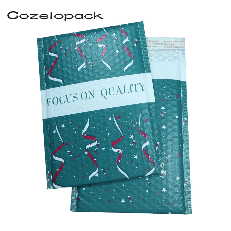 

10PCS Printed 8x10'' Poly Bubble Mailer 20x25CM Padded Envelope self seal shipping bag bubble envelope Postal Packaging Envelope