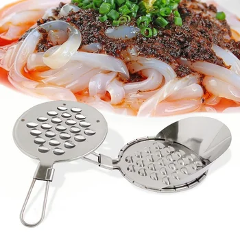 

10cm Household Jelly Scraper Kitchen Stainless Steel Jelly Scratch Knife Tools For Macroporous Bean Cold Noodle Kitchen Gadget