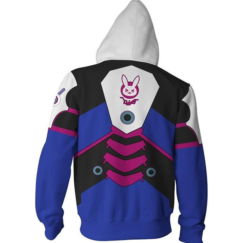 Daliclown Anime Game Hoodie Sweatshirt 3d Printing Dva Dj Cosplay Costume Women Men Couple Hooded Jacket Top Clothing -Zentai shop online H17220e832bed4acf8201ab133df03eb4y.jpg