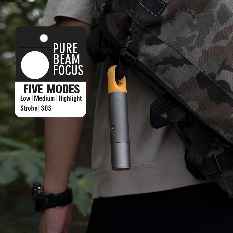 Led flashlight led flashlights led torch light HOTO LED Flashlight Power Ultra Bright Torch 5 Lighting Modes Zoomable Outdoor Camping Bicycle Light 18650 Lithium Battery