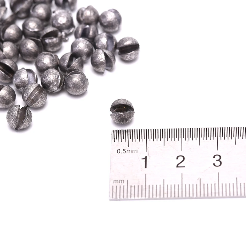 40Pcs 2g Fishing Supplies Of Opening Lead Fish Sinkers Fishing Accessory Tool S1