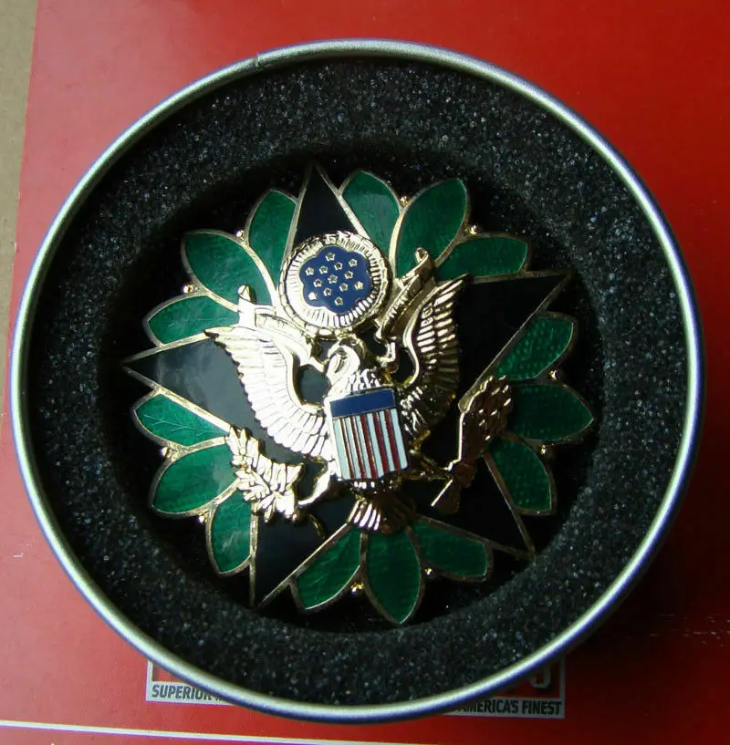 Армии США Dod Генштаба офицерская форма Insignia брошь в виде медали значок на булавке