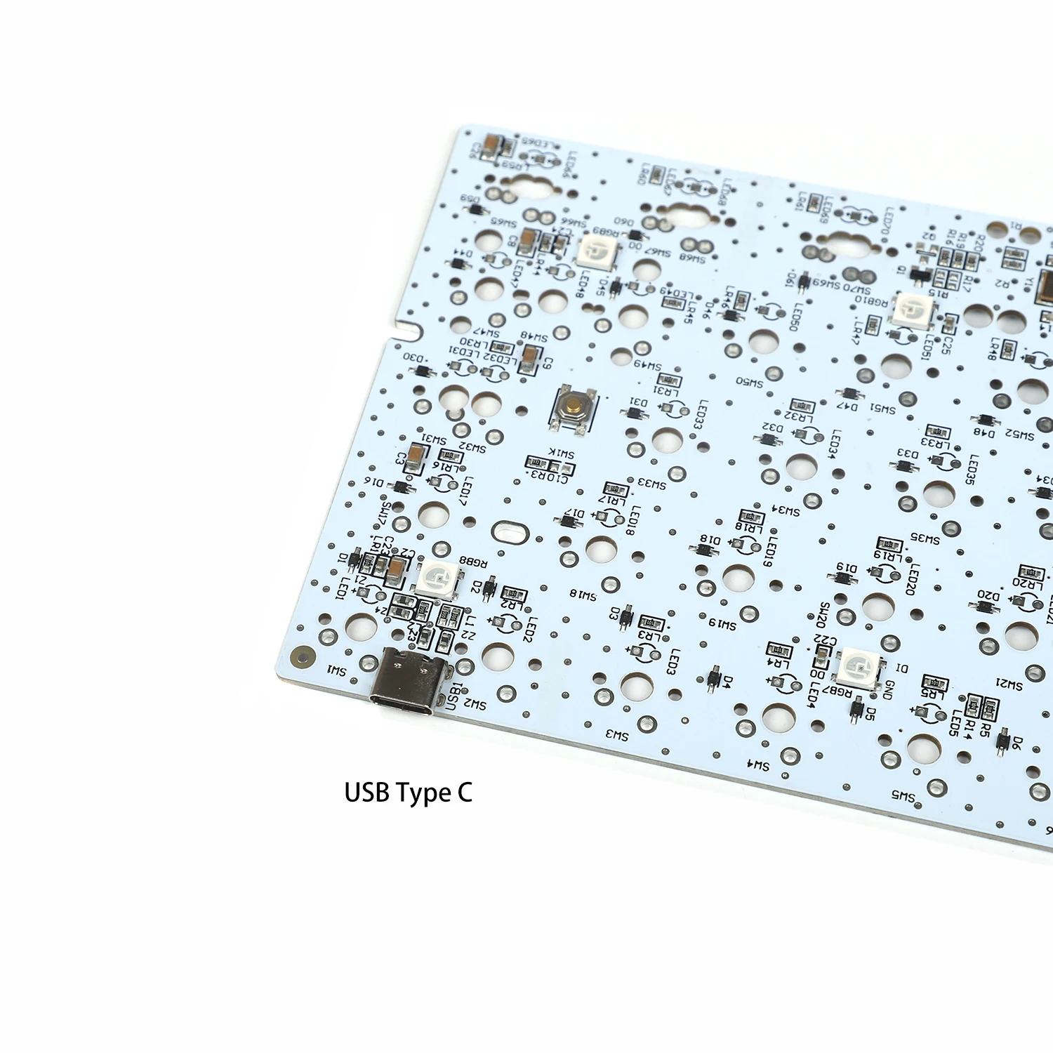 de apoio underglow pcb led hhkb minila