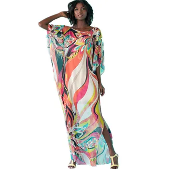 

Swimsuit Cover Up Bath Dresses Beach Tunic Bathing Suit Ups Capes Bikini Outlet Coverups Pareo De Plage Kaftan Swimwear Ladies