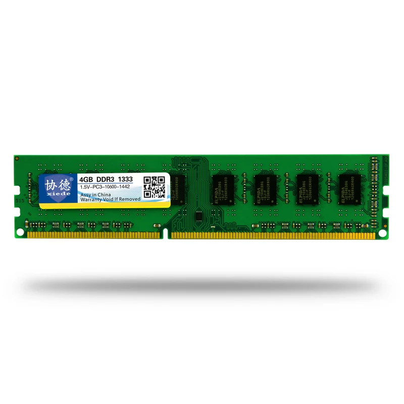 Оперативная память xiede DDR3 1333 МГц 8 ГБ 4 Гб 2 для настольных ПК 1 5 В совместима с DDR 3 1066