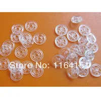 50pset/lot 7mm Snap Buttons For Craft Transparent buttons Sewing Garment Invisible small Buttons Sewing Garment Buttons 2