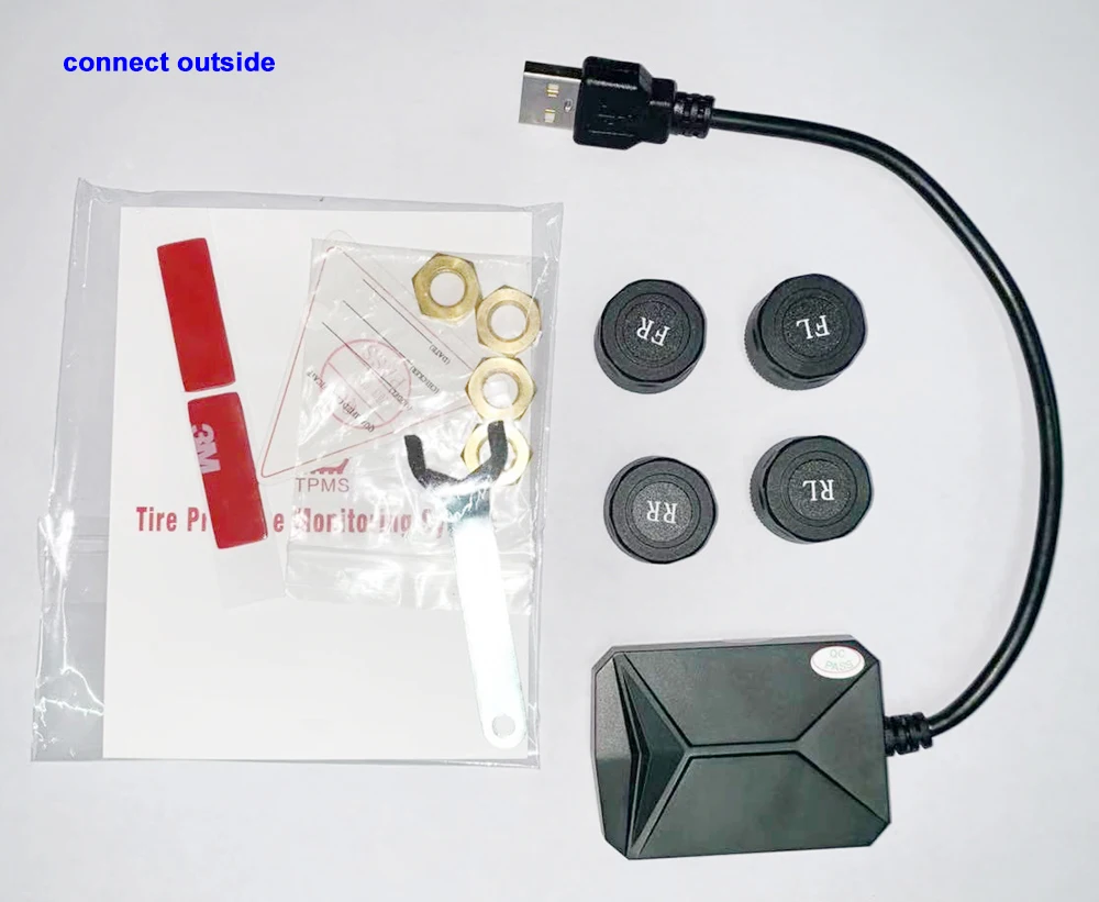 USB TPMS Tyre Pressure Monitoring System for android car Multimedia DVD Player