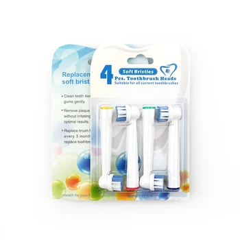 

1203 YE624 4XReplacement Brush Heads For Oral-B Ibrush 9000plus/D16/Ibrush7500/Ibrush6000/P2000 Electric Toothbrush(1pack)