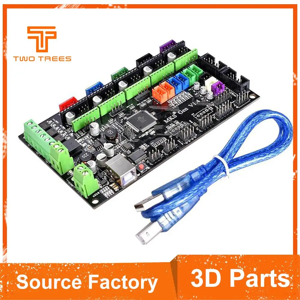 

3D Printer Parts MKS Gen V1.4 Control Board Mega 2560 R3 motherboard RepRap Ramps1.4 +TMC2100/TMC2130/TMC2208/DRV8825 Driver