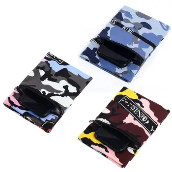 

Men Women Outdoor Sports 2 Pocket Wrist Wallet Cell Phone Holder Multifunction Travel Running Ankle Pouch Sweatband Armband Wris