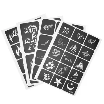 

Reusable Tattoo Template Exquisite Pattern Temporary Tattoo Template Tattoo Stencil for Arm Wrist Tattoo Supplie