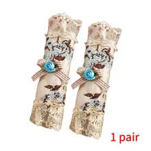 2 шт. винтажная кухонная декоративная Волшебная наклейка модная СВЧ защита для двери ручка Крышка легко установить холодильник кружевная печь