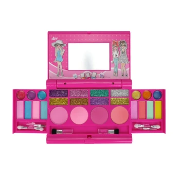 

Children's Makeup Cosmetics Playing Box Play Set Princess Makeup Toy Lipstick Eye Shadow Best Gift for Girls