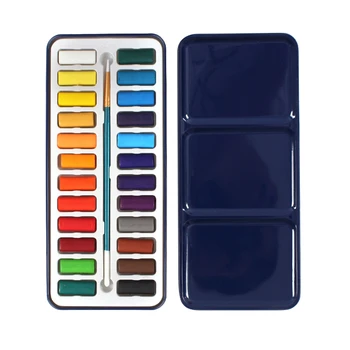 

1 Set of 24 Colors Practical Durable Paint Set Watercolor Pigment Watercolor Kit Students Beginners Artists Children
