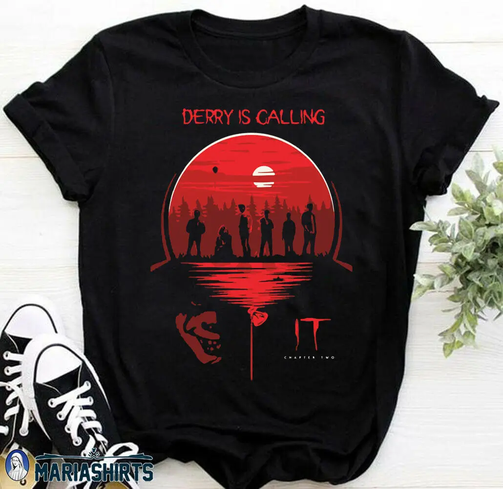 Это chapter two derry is вызывающая рубашка Pennywise The злой клоун Лоферы клуб хипстер |
