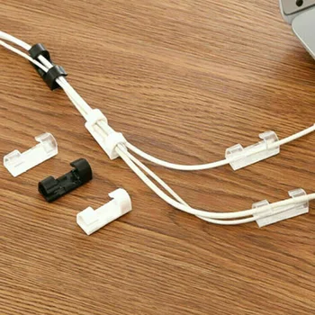 

20 Wire Storage Clamp Fixing Tools Durable Cable Clamp Cable Shell Data Cable Finishing Keep Tidy And Orderly FP8