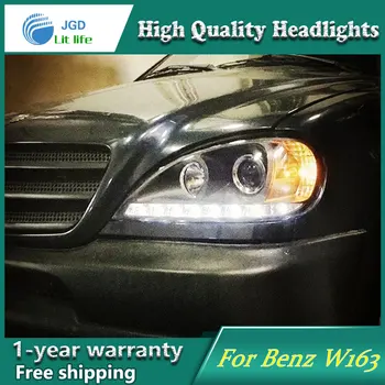 

Car Style LED Head Lamp for Benz W163 ML320 ML280 ML350 ML430 led headlights signal led drl hid Bi-Xenon Lens low beam