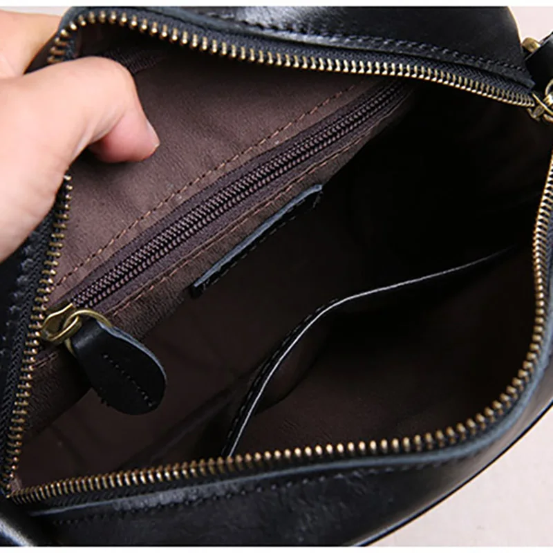 Мужская Наплечная Сумка AETOO кожаная мужская slantbag повседневная Кожаная мини сумка