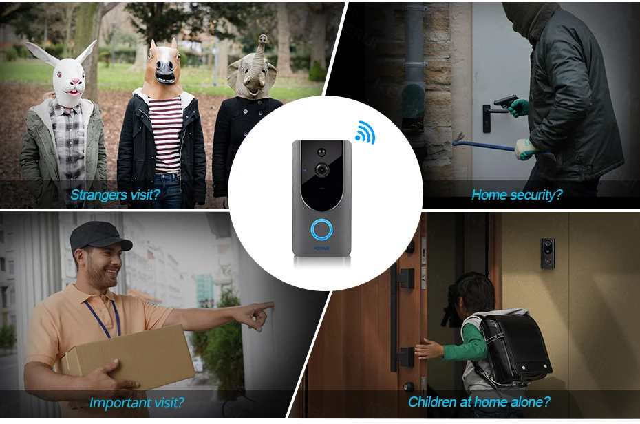 Wireless Security Video Doorbell