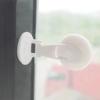 

High Quality Baby Safety Lock Children Protection Child Baby Safety Sucker Gate Sliding Doors Window Lock Baby Infant Door Lock