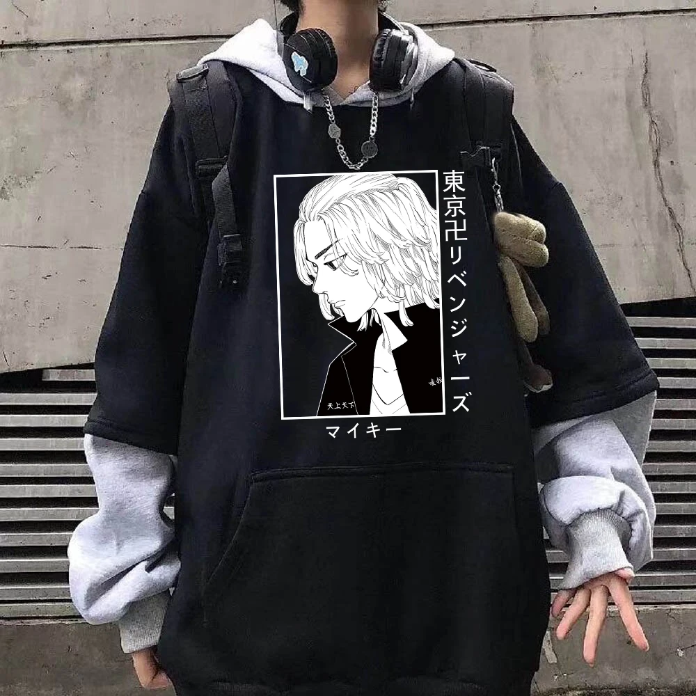 

2021 Anime Tokyo Revengers Printed Hoodie Unisex Funny Manjiro Sano Long Sleeve Oversize Hip Hop Sudaderas Hoodies