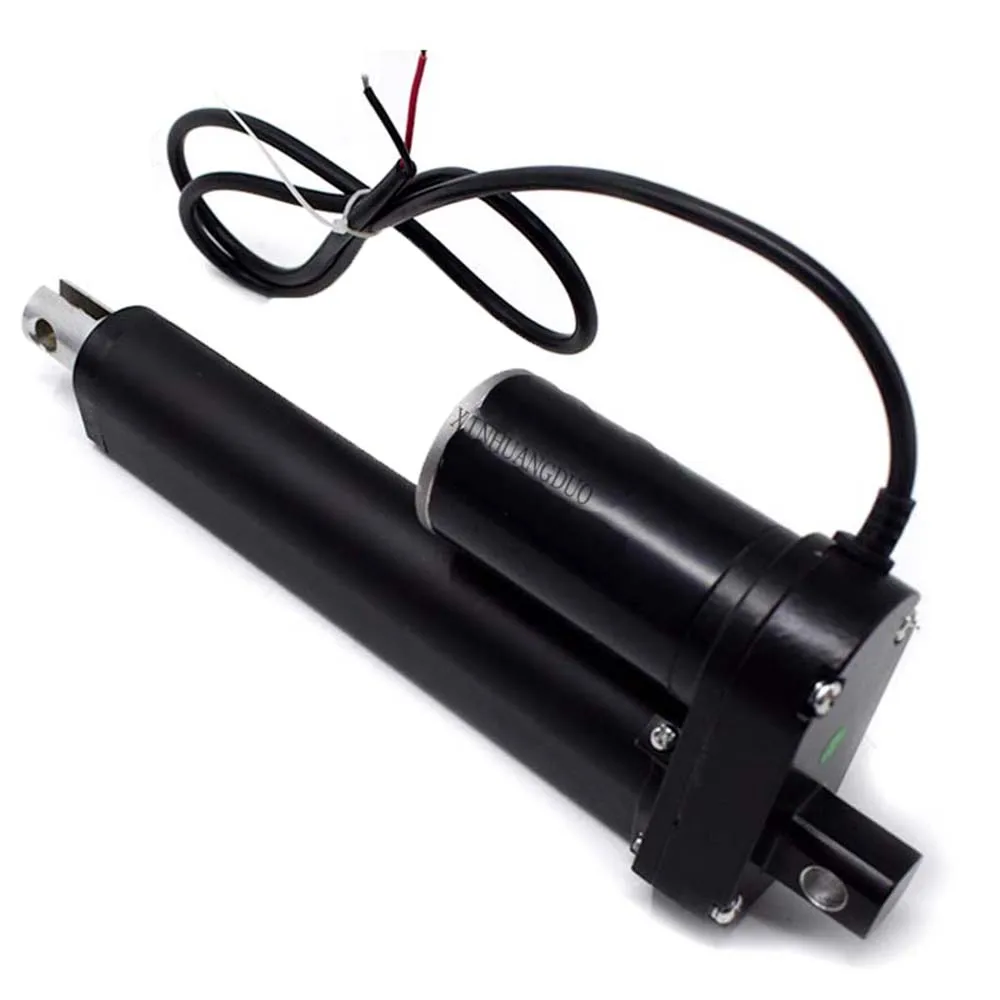 

12V/24v 150mm 6 inch adjustable stroke max thrust 3500N 770LBS load 5mm/s speed heavy duty linear actuator Waterproof