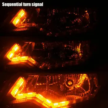 

W/ Ballast Daytime Running Light 1 pair Car Headlight Super Bright Auto Bulb