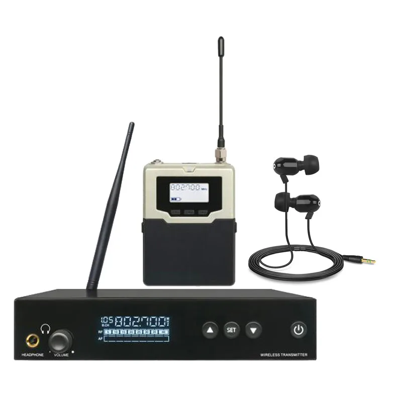 Finlemho Профессиональное аудио в ухо мониторинга беспроводной системы один передатчик для DJ миксер Колонка линейного массива оборудования M520