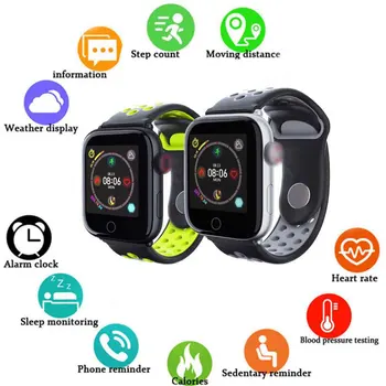

NEW Z7 Smart Bracelet1.3 Inch Color Screen Fitness Activity Tracker Sleep Monitor IP68 Waterproof Men Women Sports Smart Watch