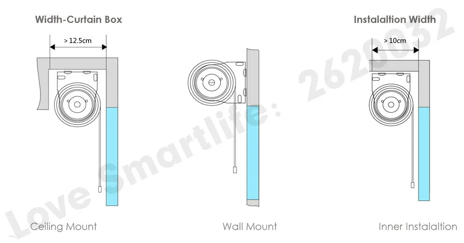 Xiaomi Aqara Intelligent Rolling Shutter Motor,Mi Home App Zigbee Tubular Motor for Blinds, Aqara ZNGZDJ11LM for Smart Home-3
