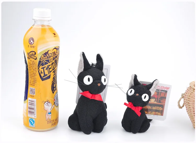 Большой размер Jiji Cat Studio Ghibli Hayao Miyazaki Kiki's Black Jiji Плюшевые игрушки Куклы Kawaii Черный кот Кики мягкие игрушки для детей