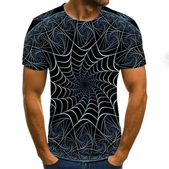 

Vertigo Hypnotic 3d Tee Shirt Men's Summer T shirt 3D Printed Tshirts Short Sleeve Compression Tshirt Men/women Party T-shirt