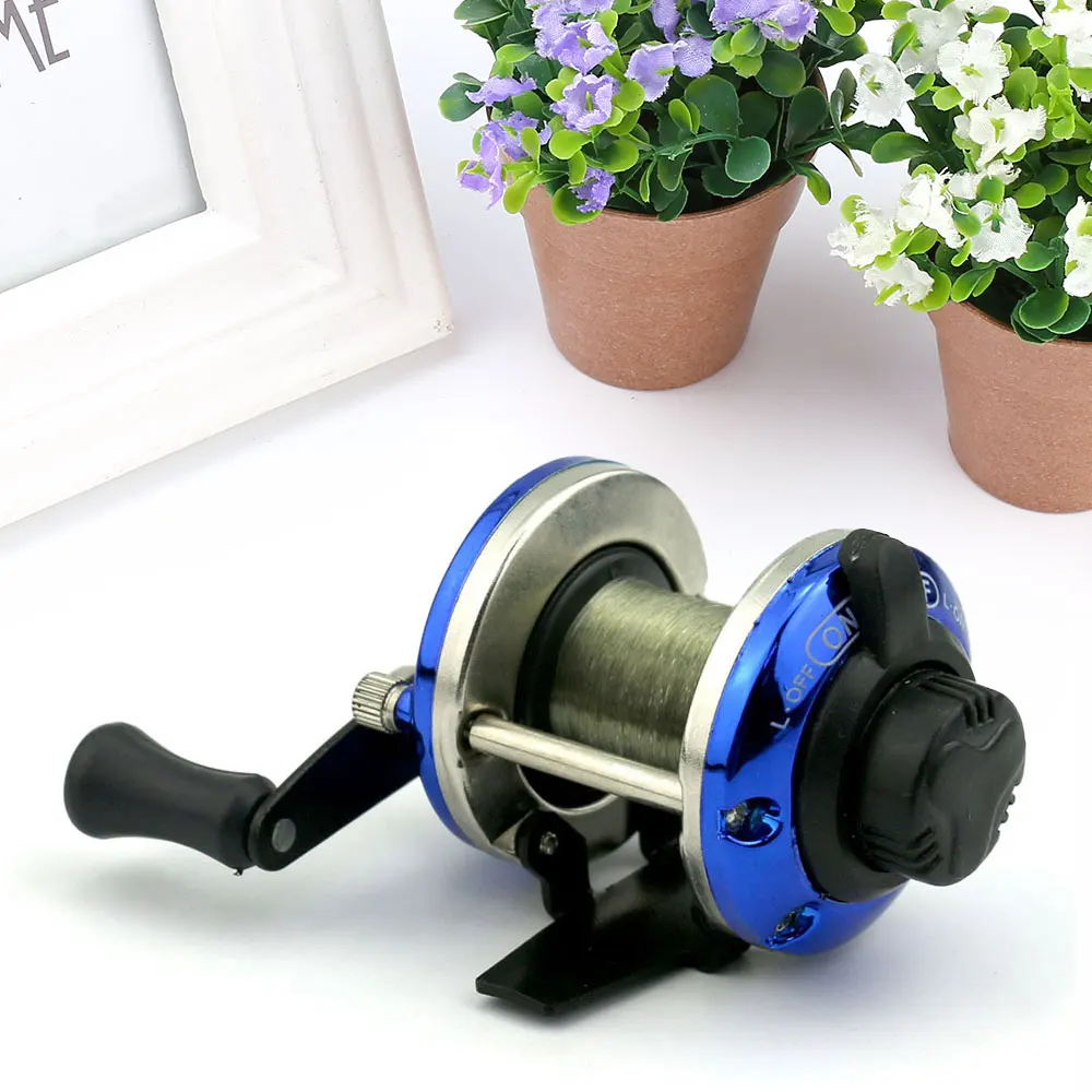 Mini Fishing Tackle Winter Outdoor with Line Alloy Waterproof Spinning Wheel Fishing Reel Gapless High Quality