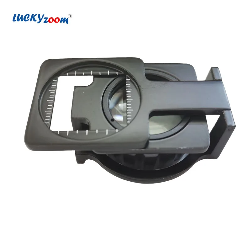 Scale Table Magnifier 15X Magnifying Glass Cloth Textile Fabrics Inspection Folding Magnifier Optical Glasses Len Jewelry Loupe