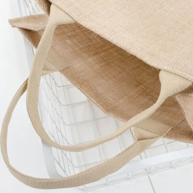 Портативная джутовая многоразовая сумка для покупок сумка для хранения продуктов Органайзер