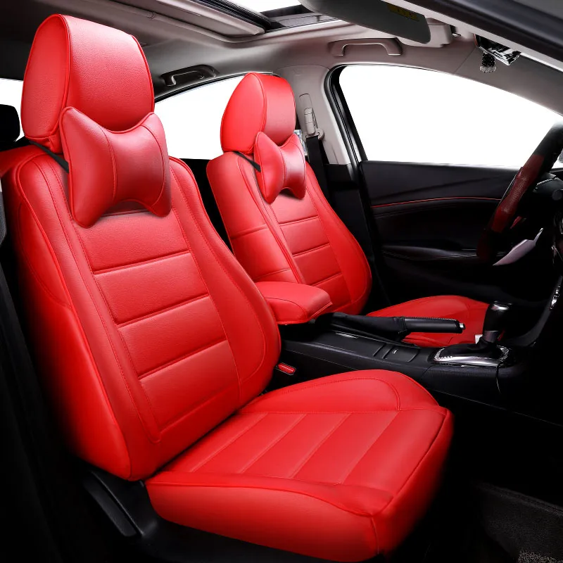 Кожаный чехол на автомобильное сиденье для jetta Volkswagen polo sedan touran 2007 golf 4 5 6 mk7 passat b5 b6