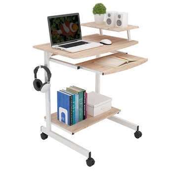 

Modern Computer Desk Desktop Home Mobile Notebook Space Saving Minimalist Table 70cm Small Writing Desk