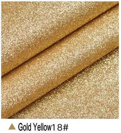 100x130cm Glitter Leather Synthetic Rainbow Reflective Fabric For Wedding Decroation Metallic Gold Artificial Leather Cloth - Цвет: 18